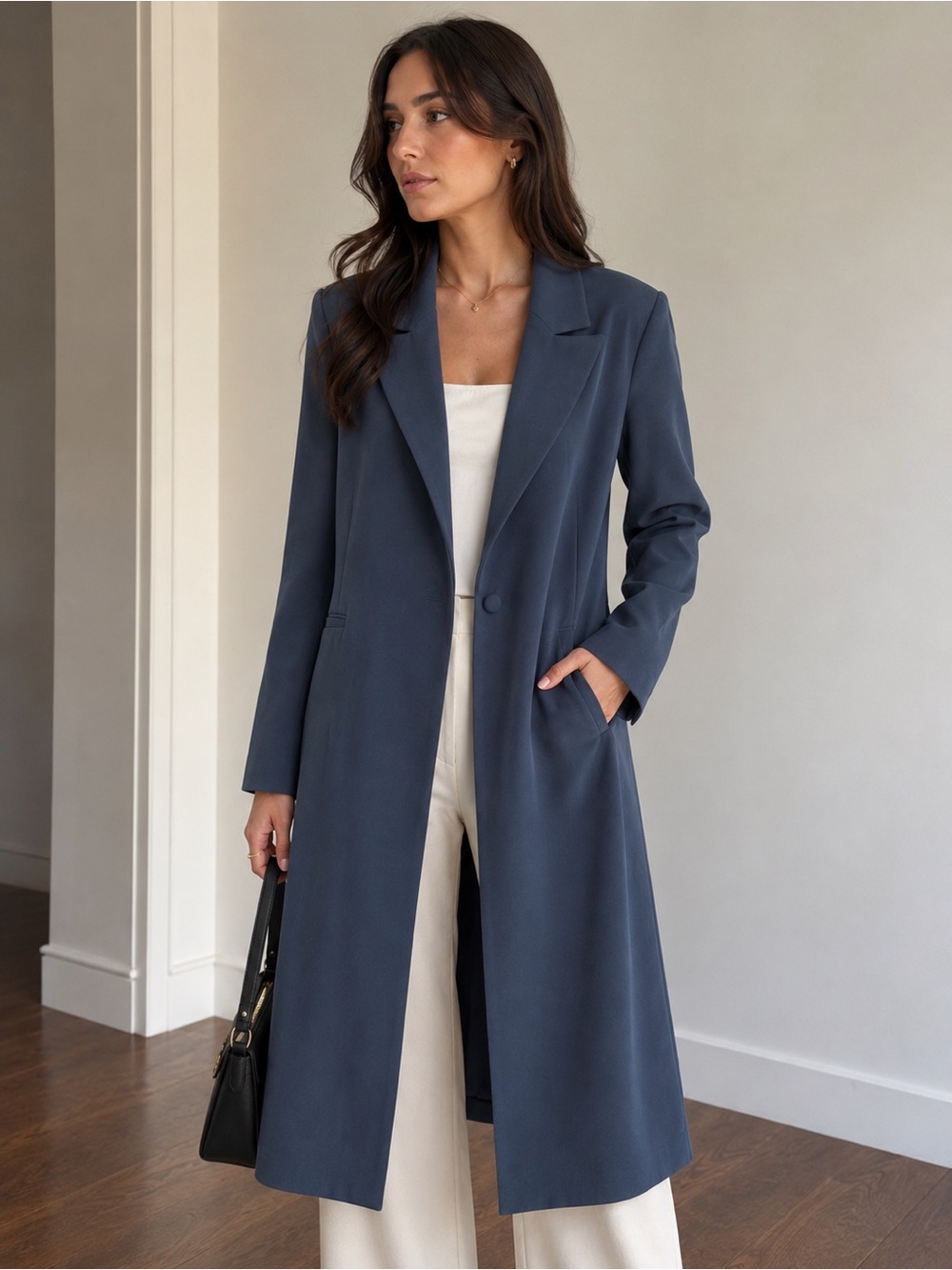 Sage the Label Navy Blazer Dress